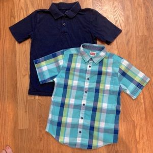 Polo/Button Down shirt set